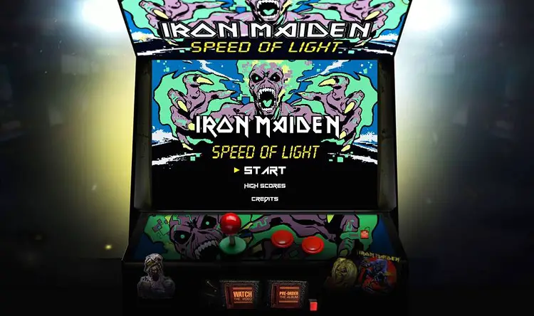 Iron Maiden Speed of Light Game