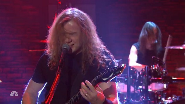 MEGADETH Performs On Late Night With Seth Meyers (Video)