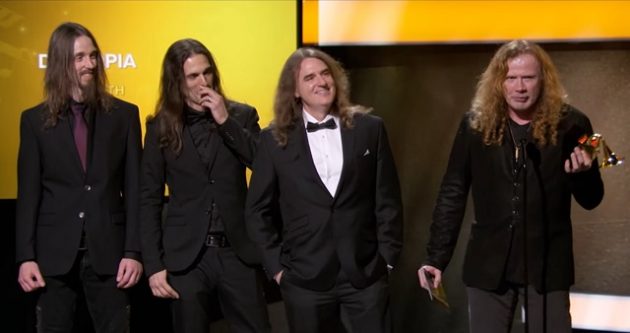 MEGADETH Wins ‘Best Metal Performance’ GRAMMY Award (Video)
