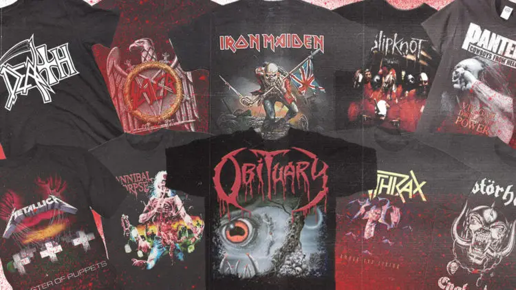 These Are 13 Best Heavy Metal T-Shirts Of All Time, According To Kerrang!