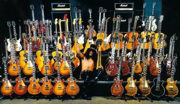Slashs Guitar Collection Value Is Revealed Metal Addicts 