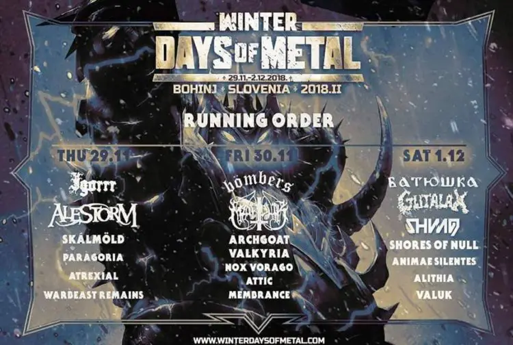 Winter Days of Metal 2018