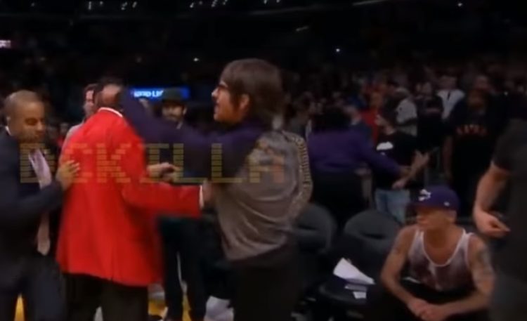 Anthony Kiedis Lakers Game