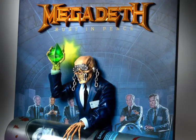 Megadeth Rust In Peace 3D Cover