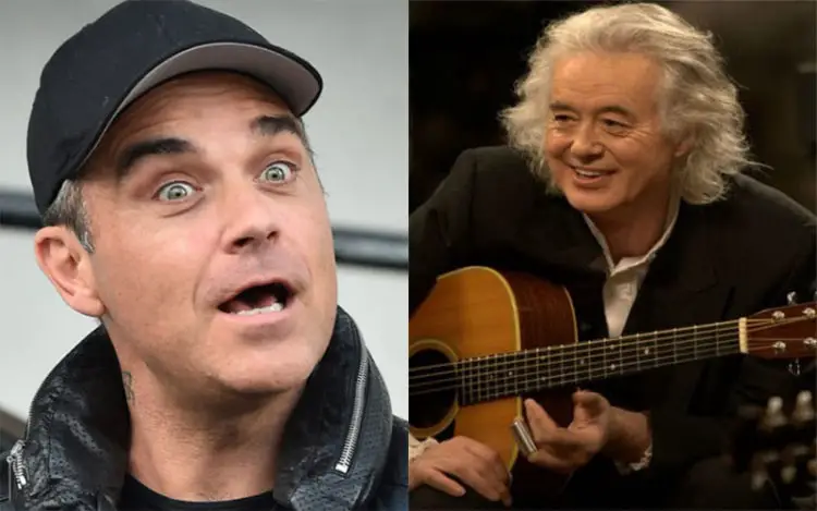 Robbie Williams Jimmy Page