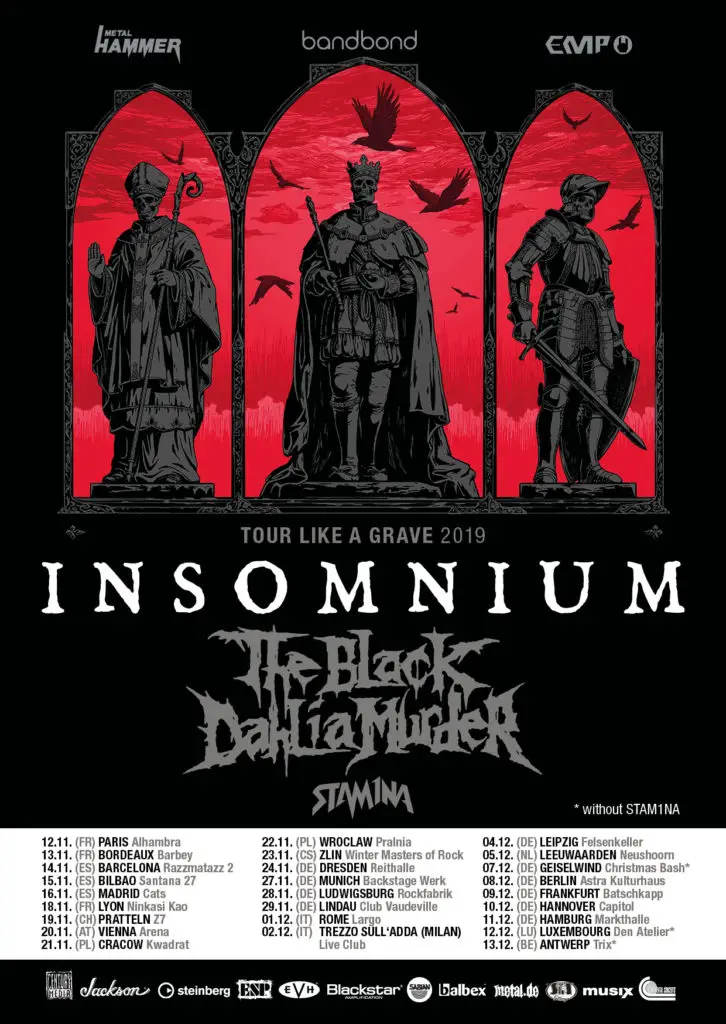 Insomnium Tour Like A Grave