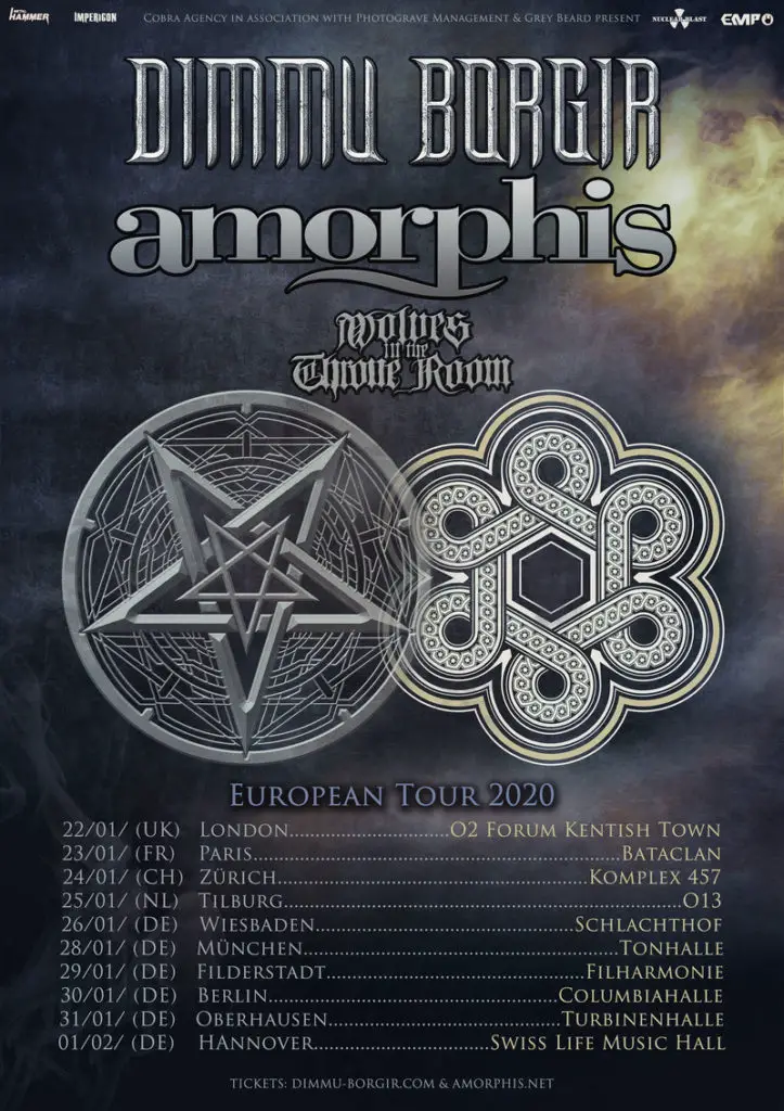 Dimmu Borgir Amorphis Tour