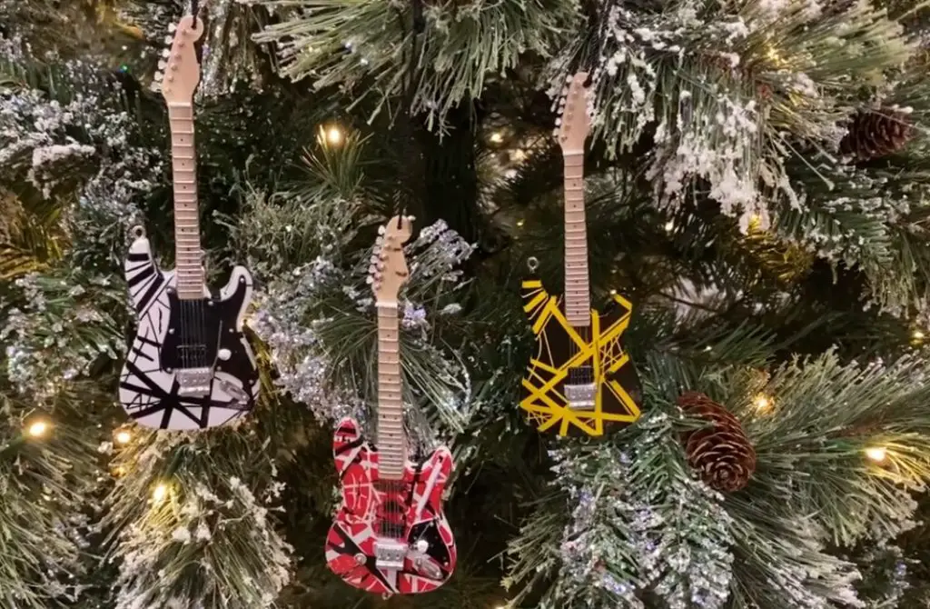 Van Halen Holiday Tree Guitars