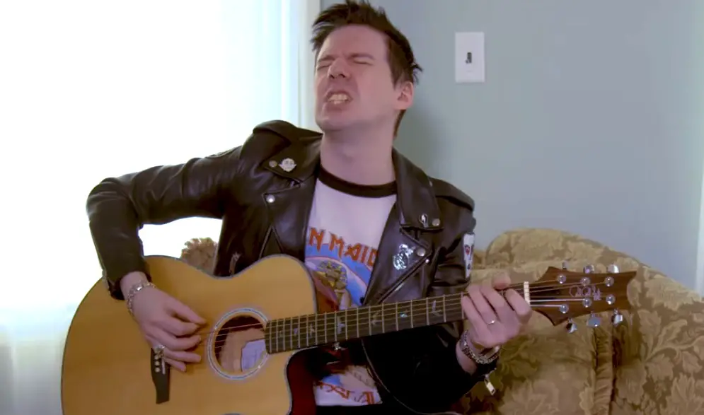 Tobias Forge Plays Guitar