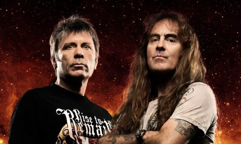 Bruce Dickinson Steve Harris