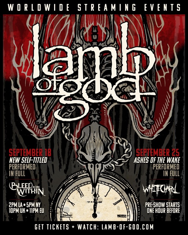 Lamb of God Streaming Shows