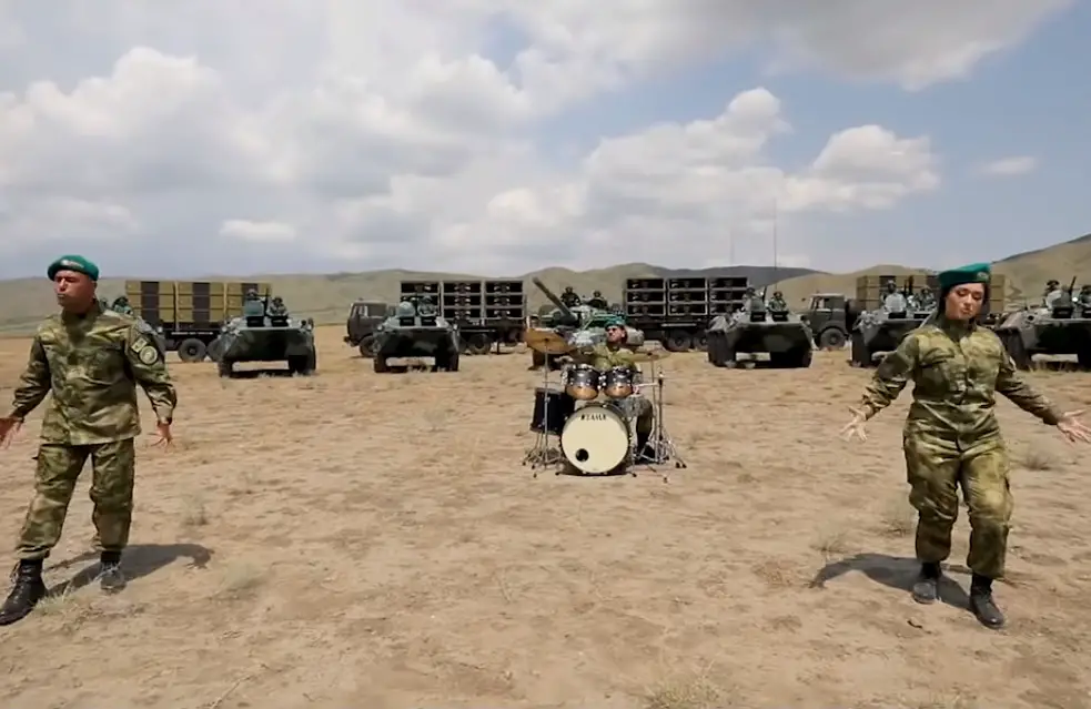 Azerbaijan military heavy metal song