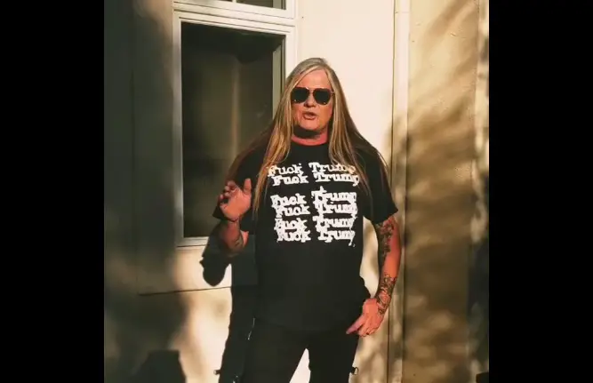 Sebastian Bach Trump shirt