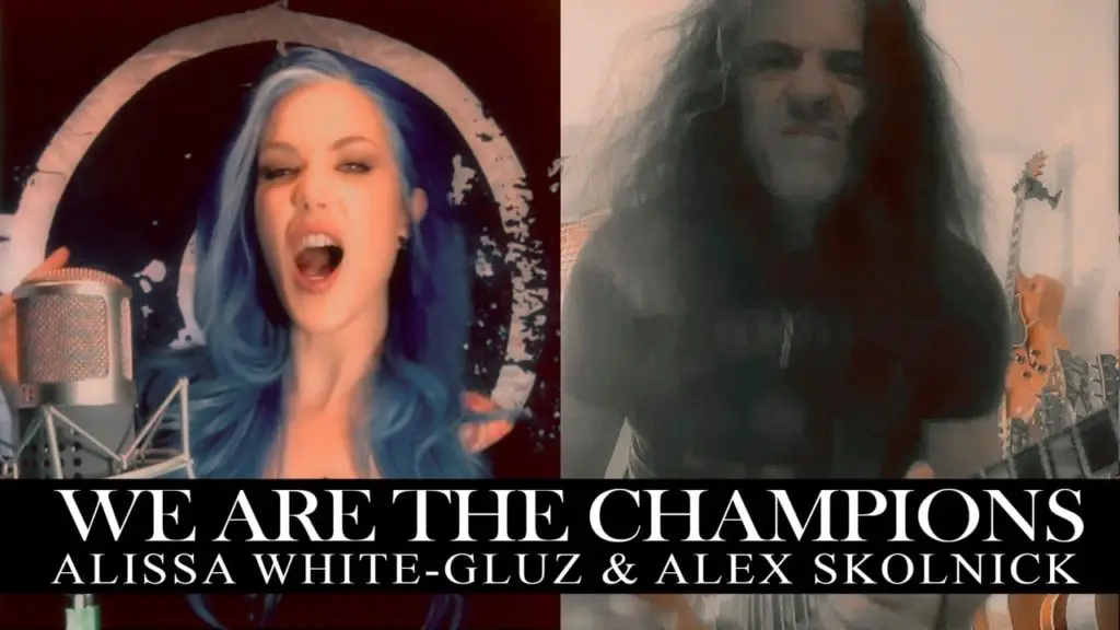 Alissa White Gluz Alex Skolnick We Are The Champions