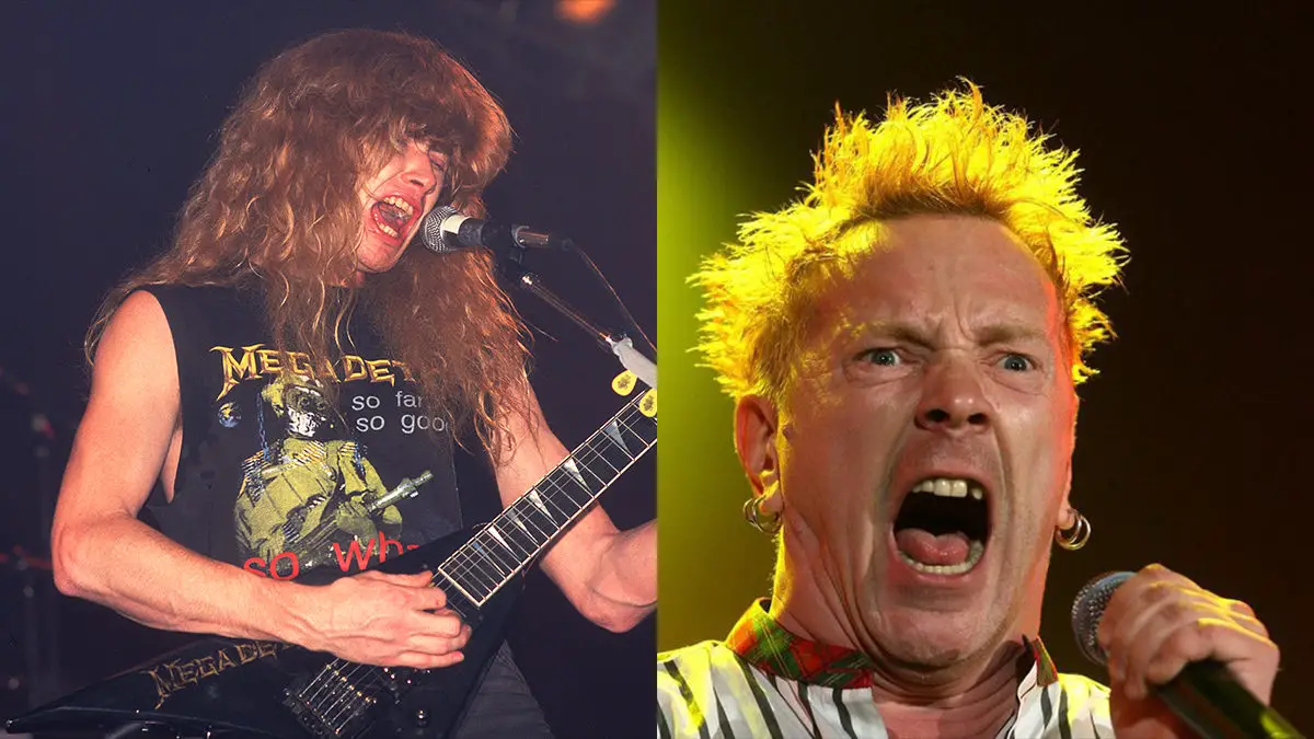 Dave Mustaine Johnny Rotten