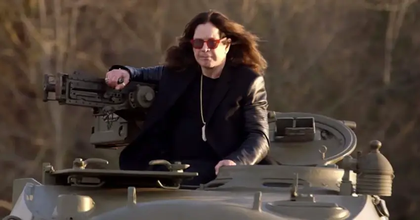 Ozzy Osbourne Driving Tank