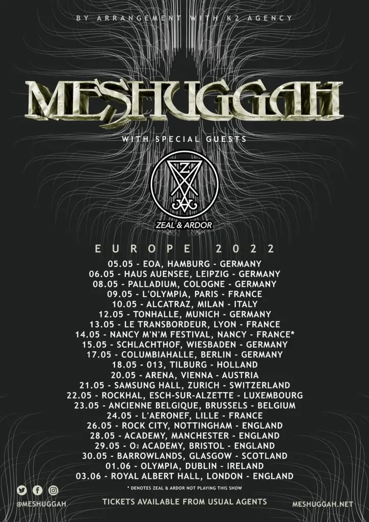 Meshuggah Postpone Tour