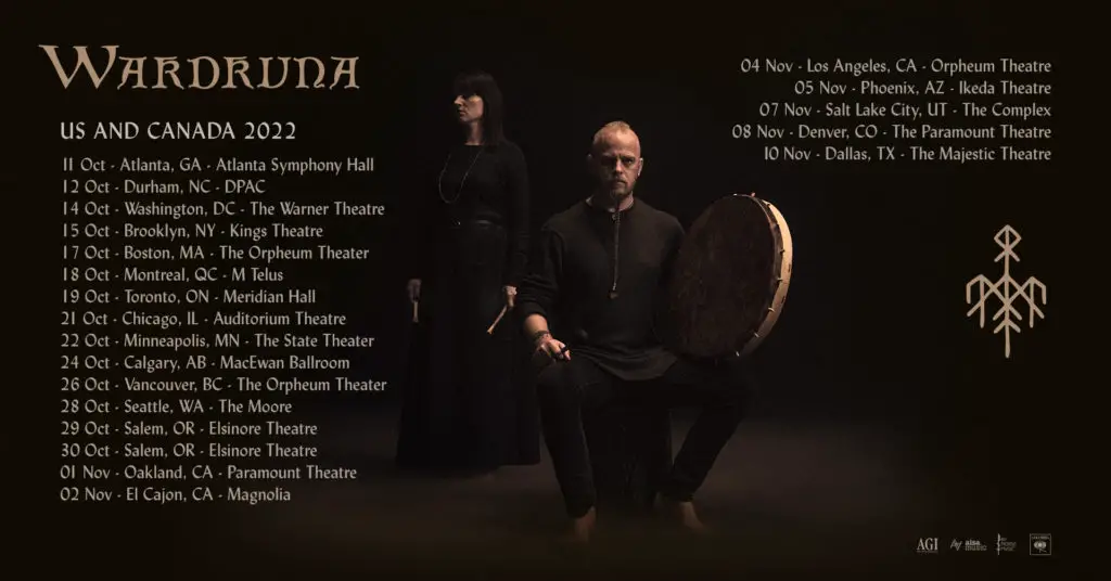 Wardruna Tour Dates 2022