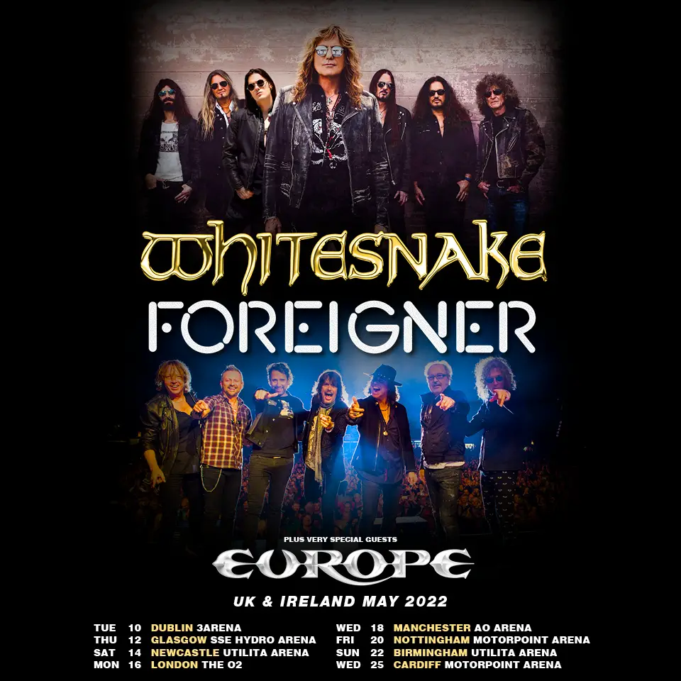 Whitesnake Foreigner Tour 2022