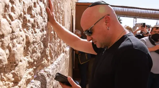 David Draiman Western Wall Jerusalem