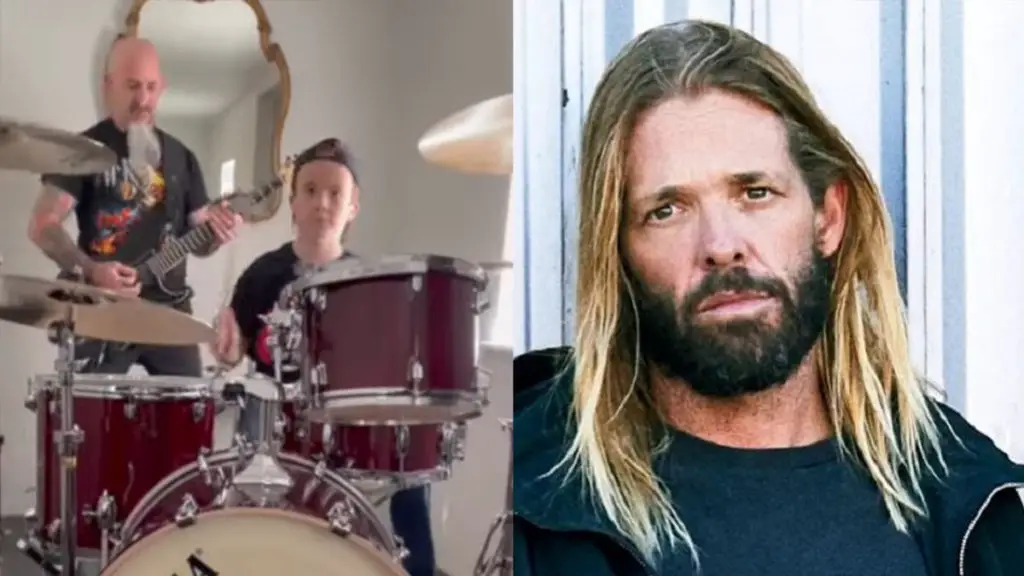 Scott Ian And His Son Pay Tribute To Taylor Hawkins