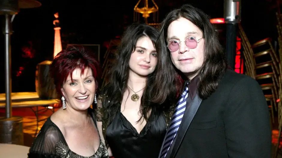 Aimee Osbourne With Sharon and Ozzy