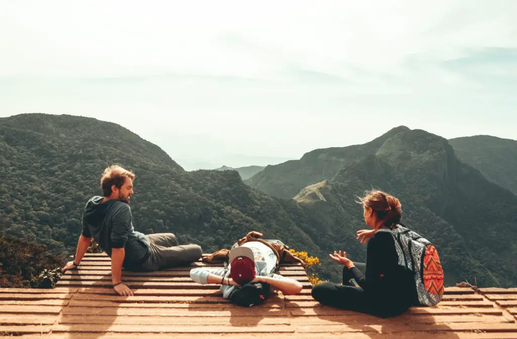 Overlooking Mountains