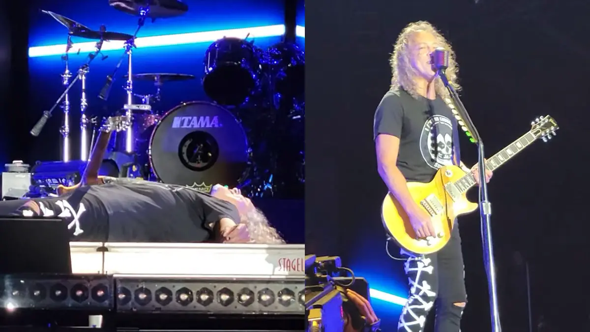 Kirk Hammett Messes Up Nothing Else Matters Solo