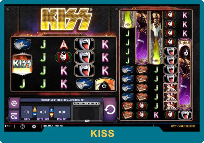 Kiss Online Slots