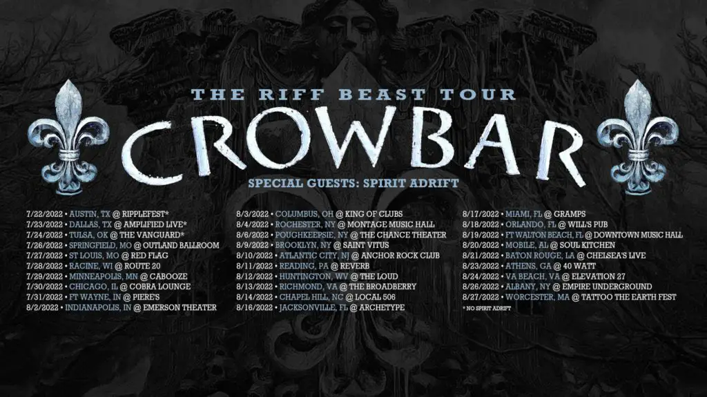 Crowbar The Riff Beast Tour