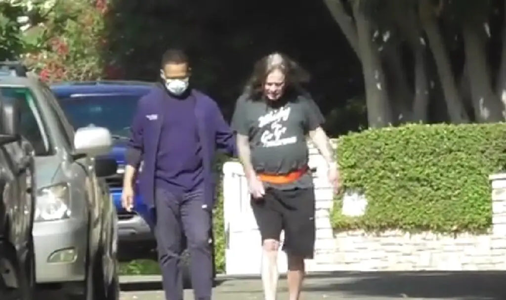 Ozzy Osbourne Walking in LA