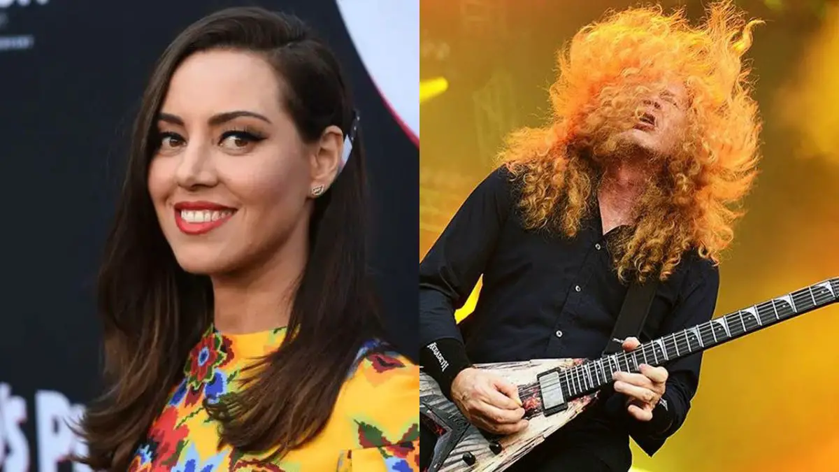 Aubrey Plaza Dave Mustaine