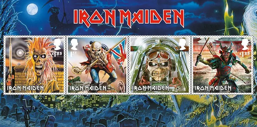 Iron Maiden Stamps