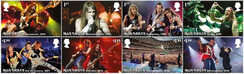 Iron Maiden Stamps