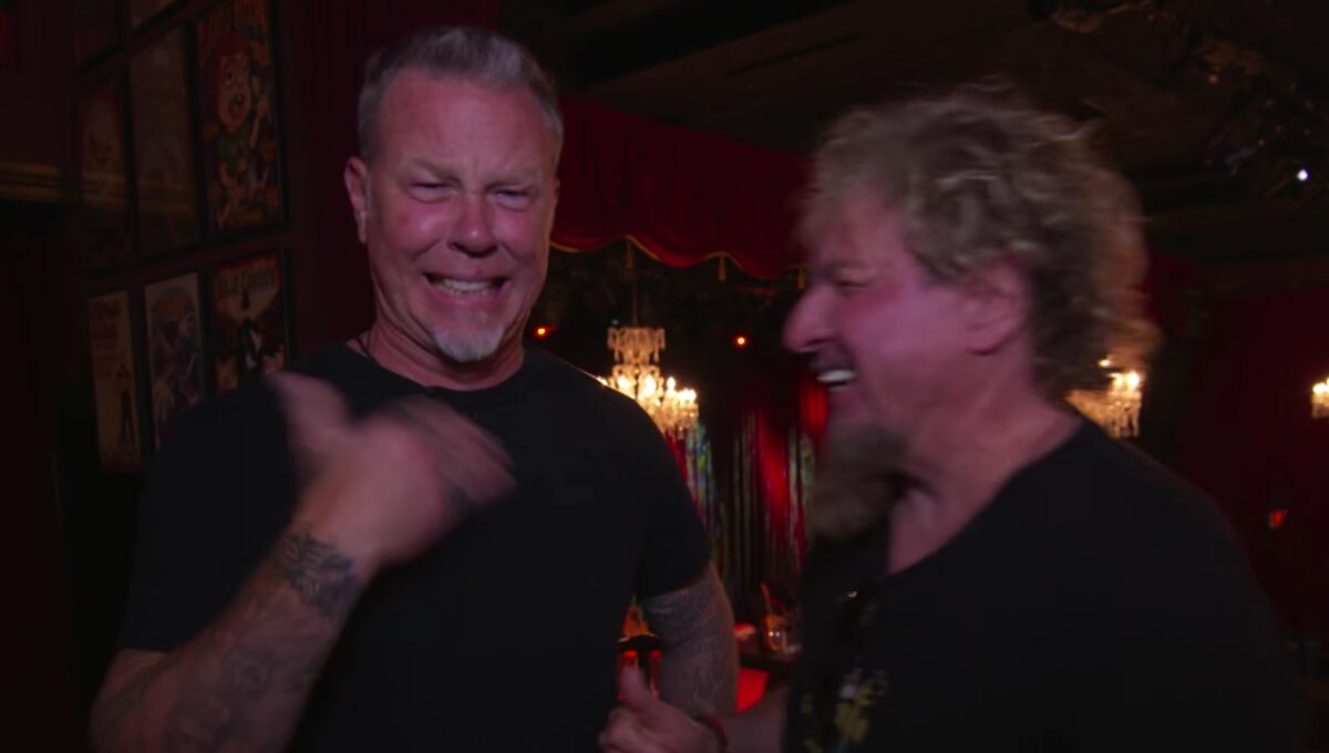 James Hetfield Sammy Hagar