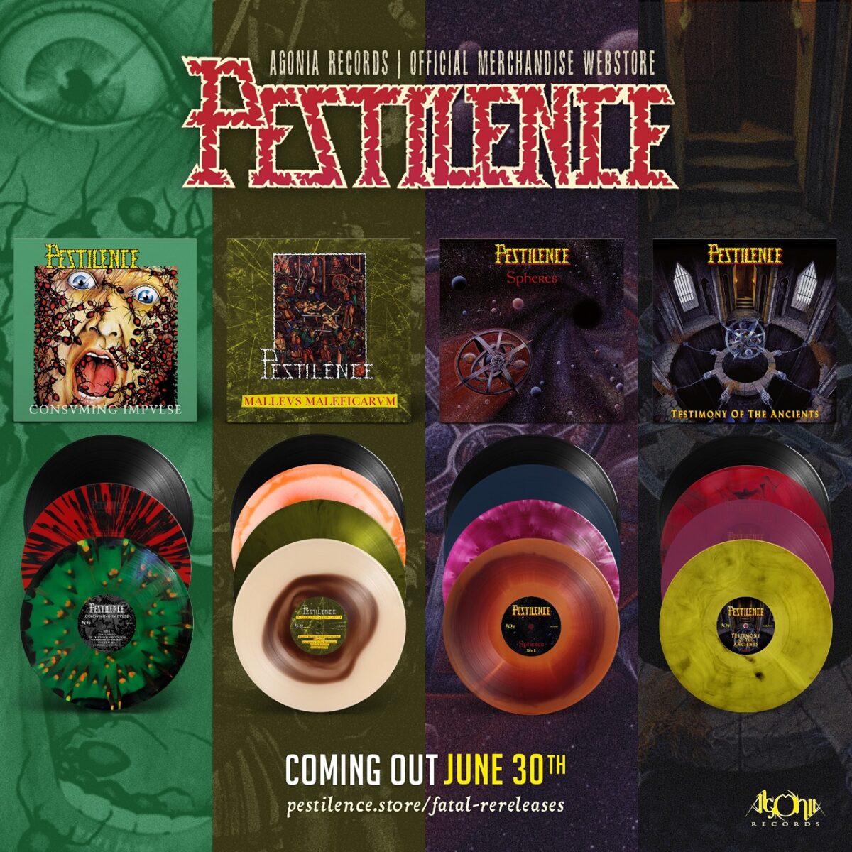 Pestilence Re-Release Agonia Records