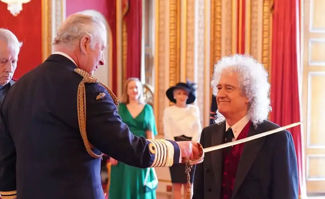 Brian May Knighted