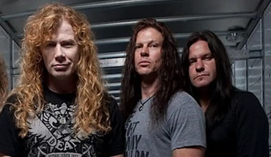 Dave Mustaine Chris Broderick Shawn Drover