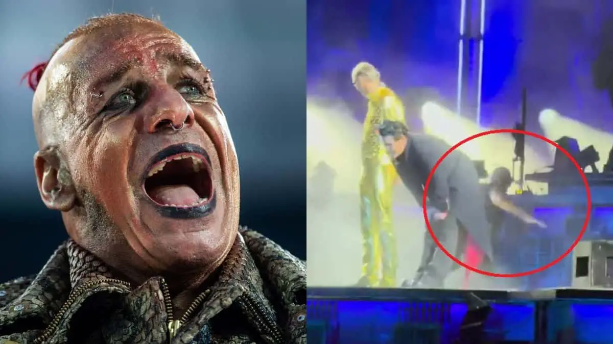 Till Lindemann Falls On Stage