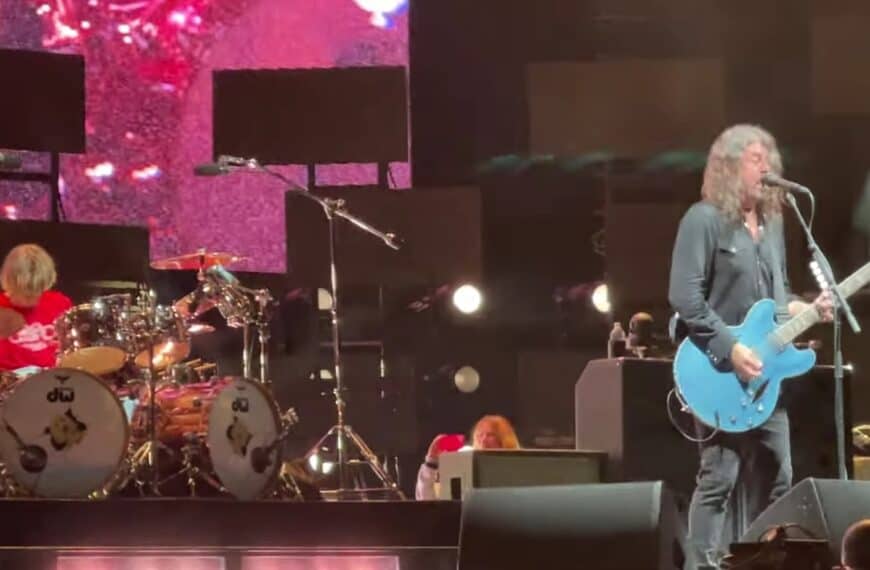 Shane Hawkins Performs with Foo Fighters in Boston
