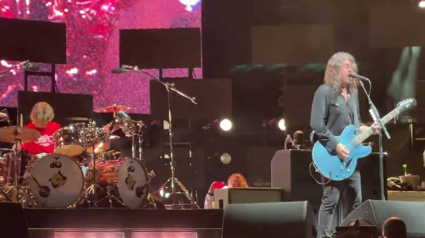 Shane Hawkins Performs with Foo Fighters in Boston
