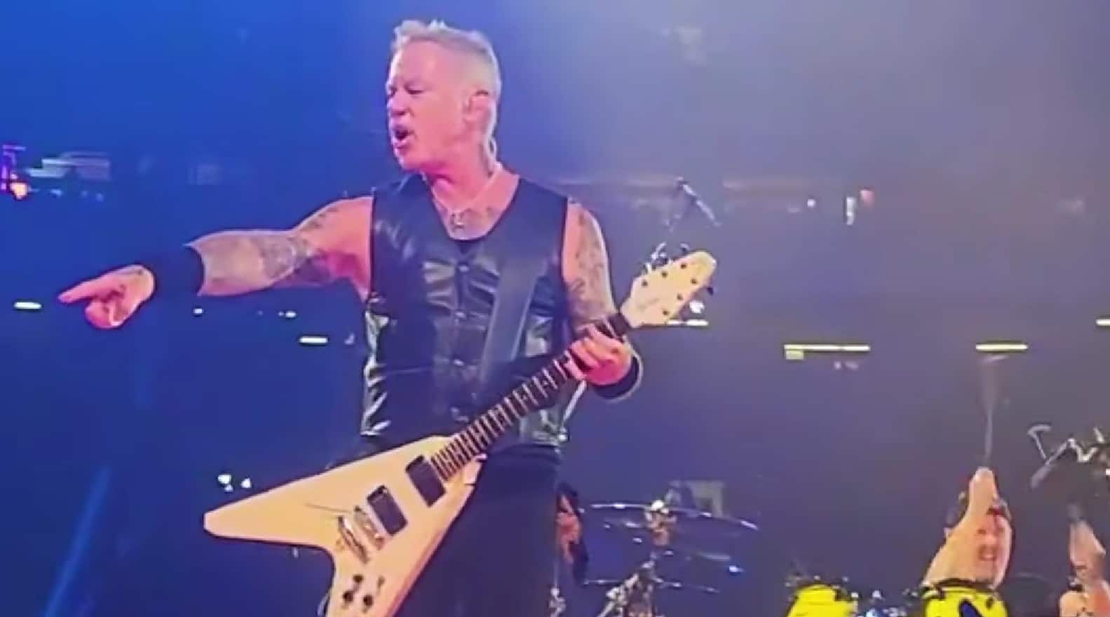 James Hetfield Angry At Fan
