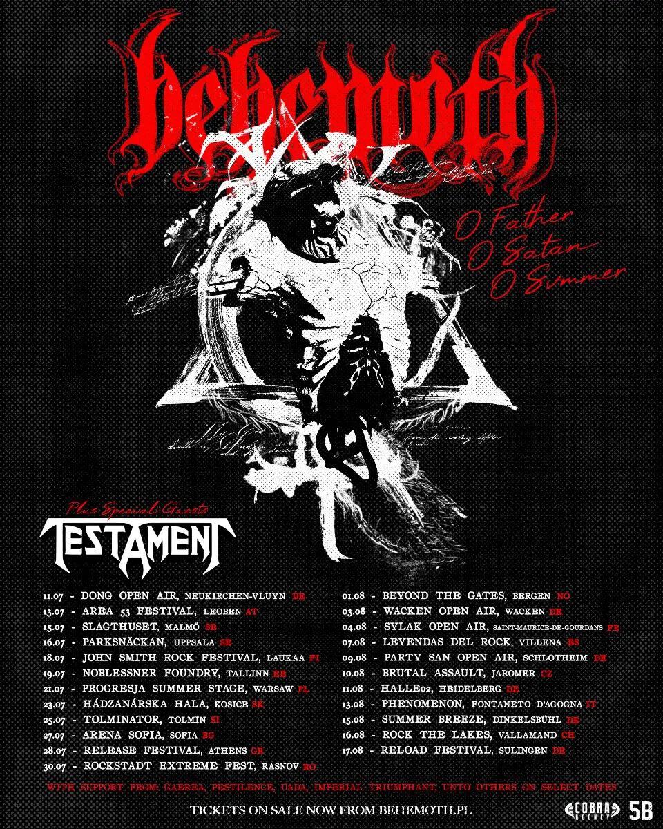 Behemoth 2024 Tour