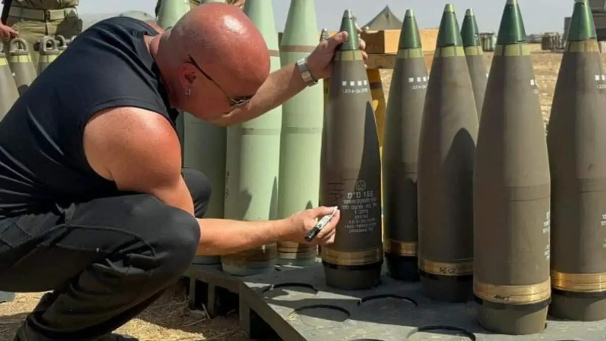 David Draiman Signs Israeli Bombs