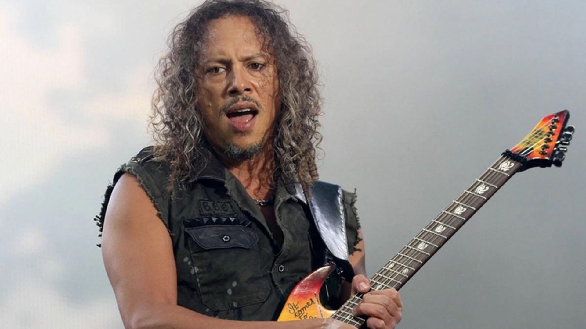 Kirk Hammett Playing Guitar