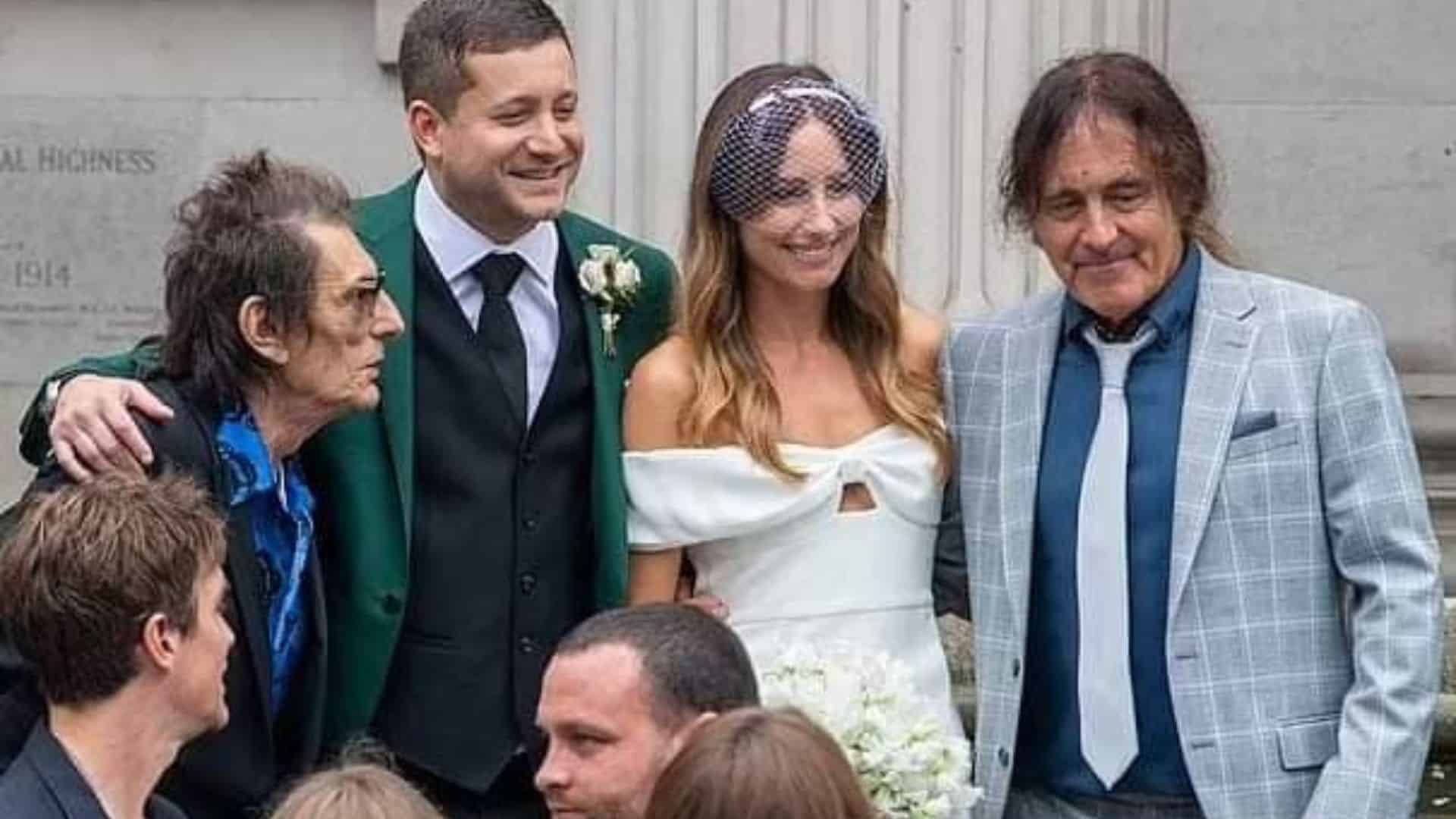 Ronnie Wood Son Marries Steve Harris Daughter