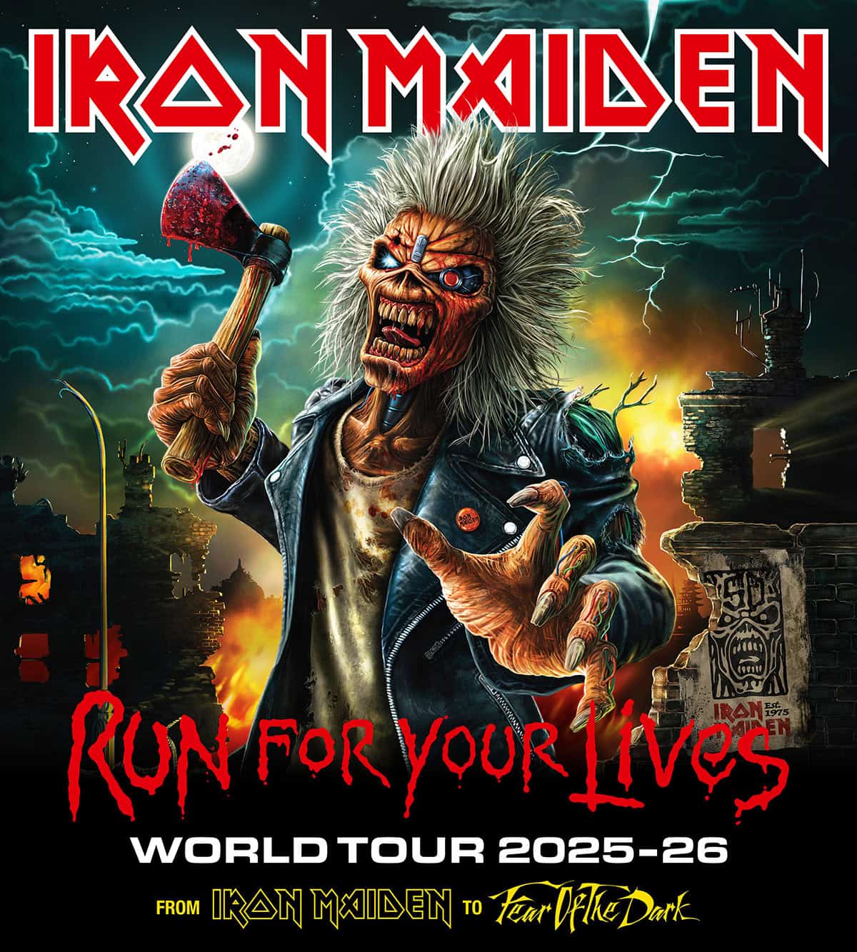 IRON MAIDEN Announce ‘Run For Your Lives’ World Tour 2025/26