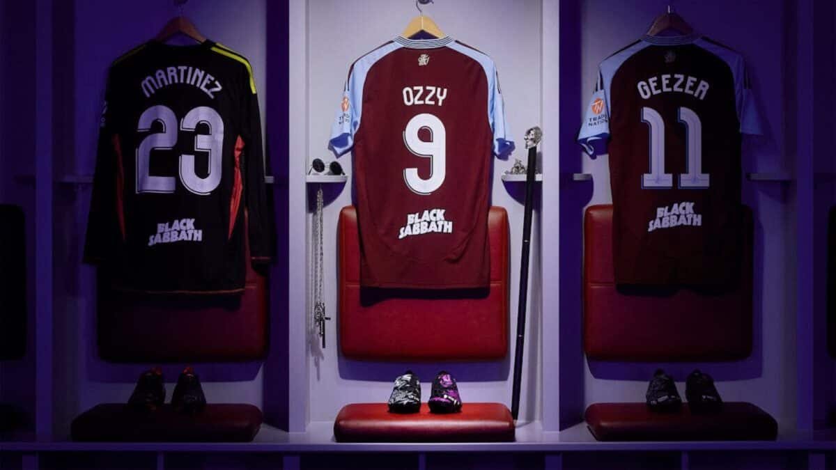 Aston Villa Black Sabbath Jerseys