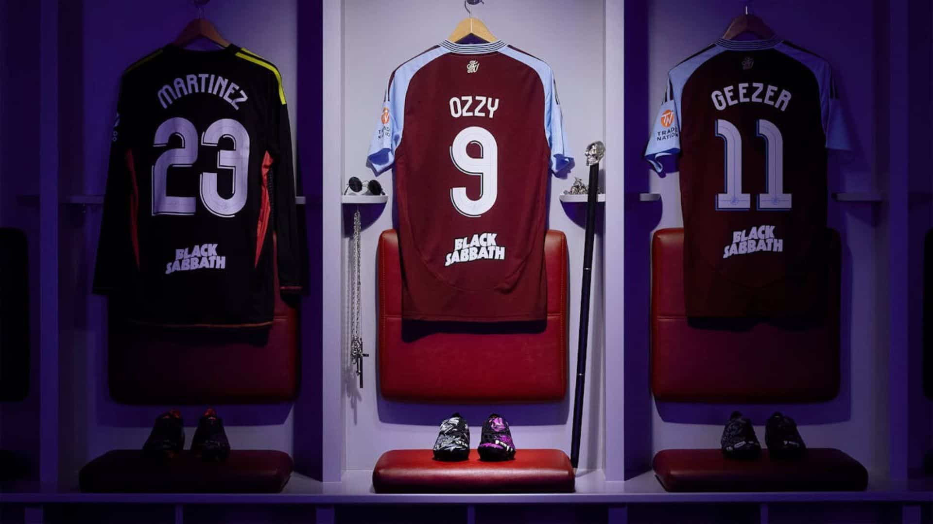 Aston Villa Black Sabbath Jerseys