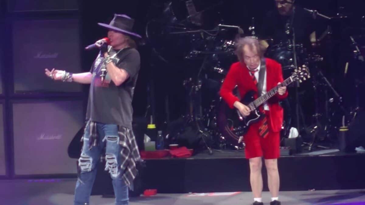 Axl Rose With AC/DC